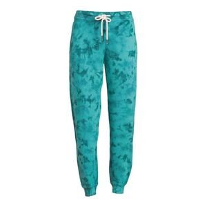 Time and Tru Blue Tie Dye Coordinating Basic Joggers